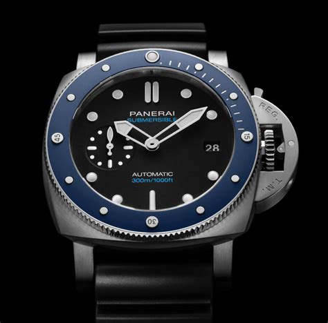 panerai submersible azzurro|panerai submersible.